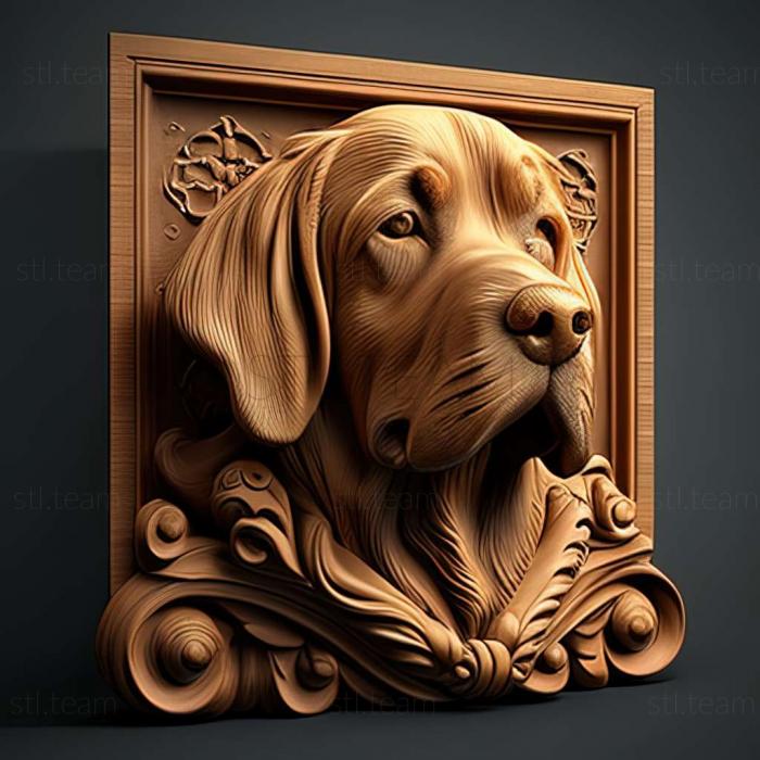 3D модель Вольпино итальяно собака (STL)